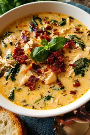 Creamy Tuscan Chicken Soup