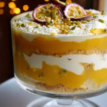 Lemon, Mango & Passionfruit Trifle