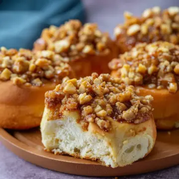 Apple Streusel Cheesecake Buns