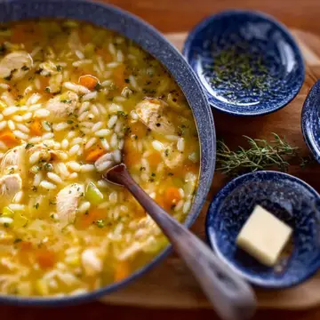 Italian Chicken Pastina Soup