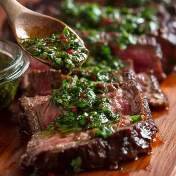 Skirt Steak with Chimichurri Sauce