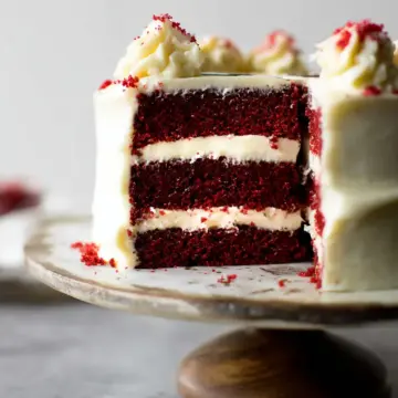 Red Velvet Cake with Cream Cheese Frosting