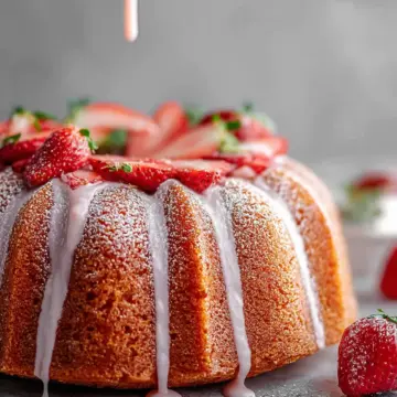Strawberry Pound Cake