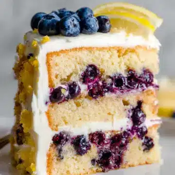 Lemon Blueberry Layer Cake