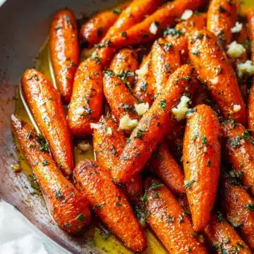 Honey Roasted Carrots With Garlic Butter