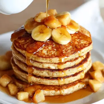 Healthy Banana Oatmeal Pancakes