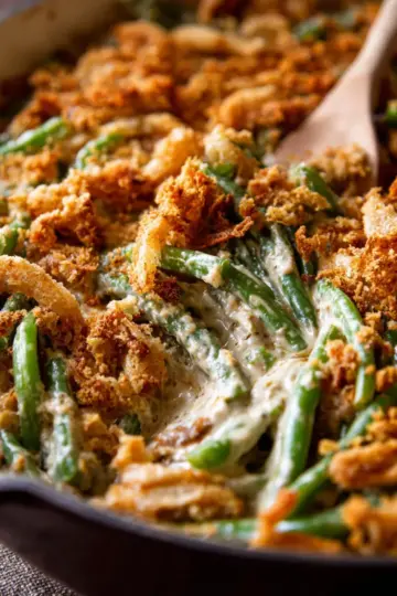 Creamy Green Bean Casserole from Scratch