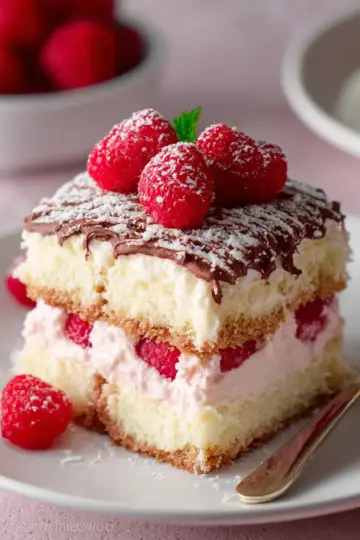 White Chocolate Raspberry Tiramisu