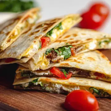 Mediterranean Quesadillas