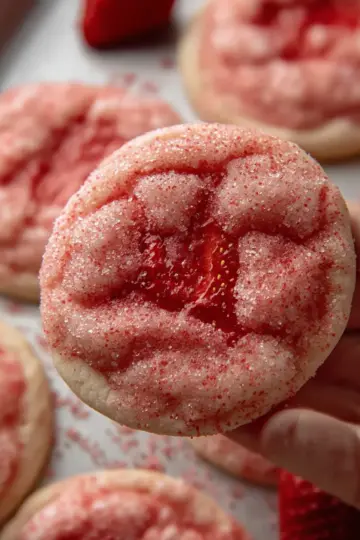 Strawberry Sugar Cookies