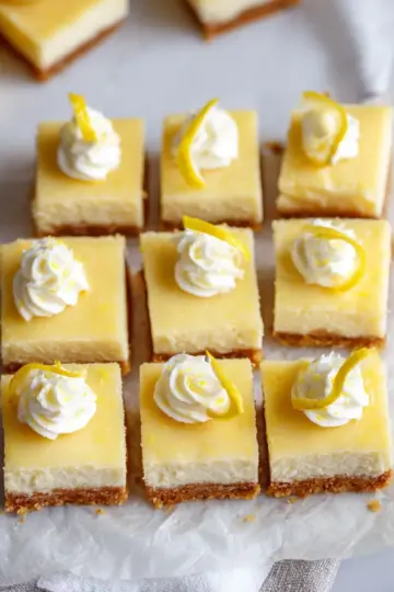 Lemon Cheesecake Bars