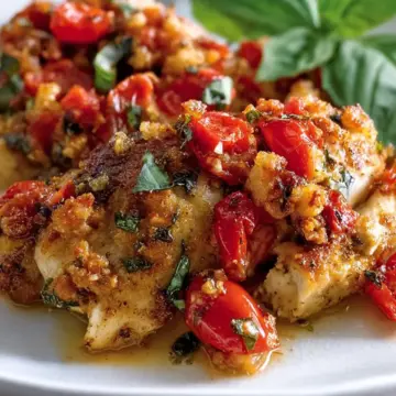 Bruschetta Chicken Bake