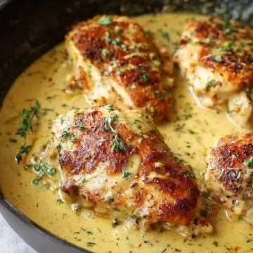 Creamy French Mustard Chicken