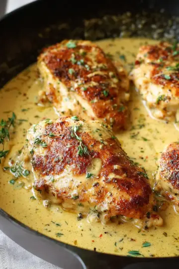 Creamy French Mustard Chicken