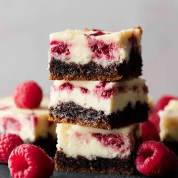 White Chocolate Raspberry Cheesecake Bars