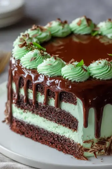 Mint Chocolate Cake