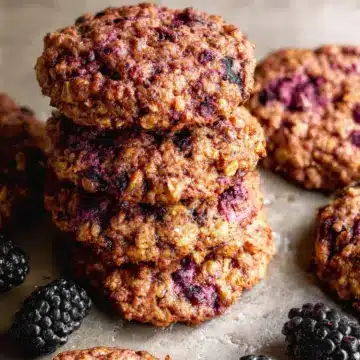 Blackberry Oatmeal Cookies