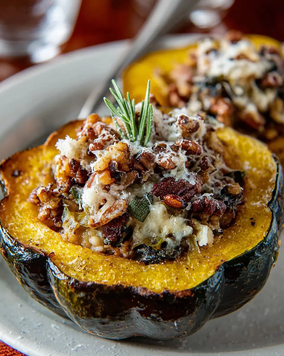 stuffed acorn squash