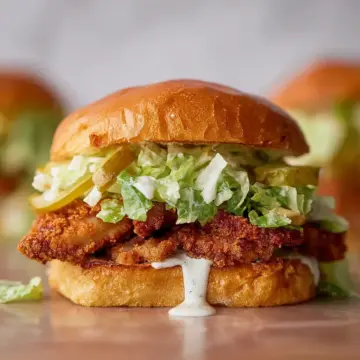 Crispy Chicken Caesar Sandwiches