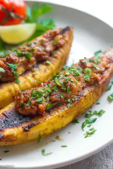 Stuffed Baked Plantains
