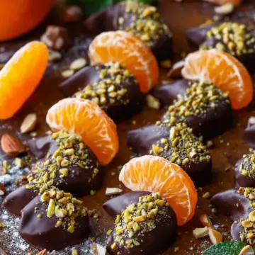 Chocolate Dipped Mandarin Slices