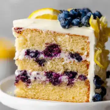 Lemon Blueberry Layer Cake