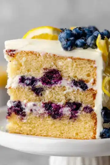 Lemon Blueberry Layer Cake