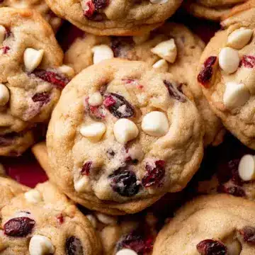 Soft White Chocolate Chip Cranberry Cookies
