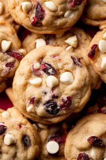 Soft White Chocolate Chip Cranberry Cookies