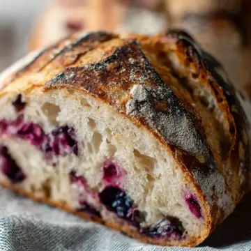 Blueberry Lemon Sourdough Bread