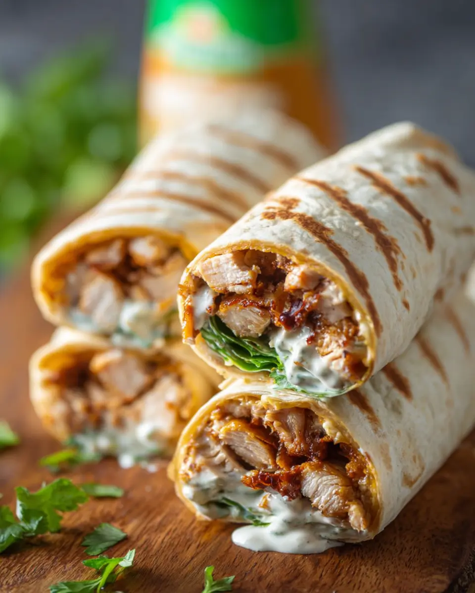 Petit Wrap Ranch chicken ranch wraps