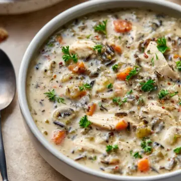 Crockpot Chicken Wild Rice Soup