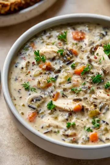 Crockpot Chicken Wild Rice Soup