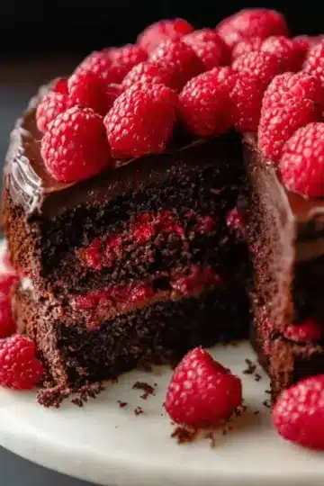Chocolate Raspberry Cake