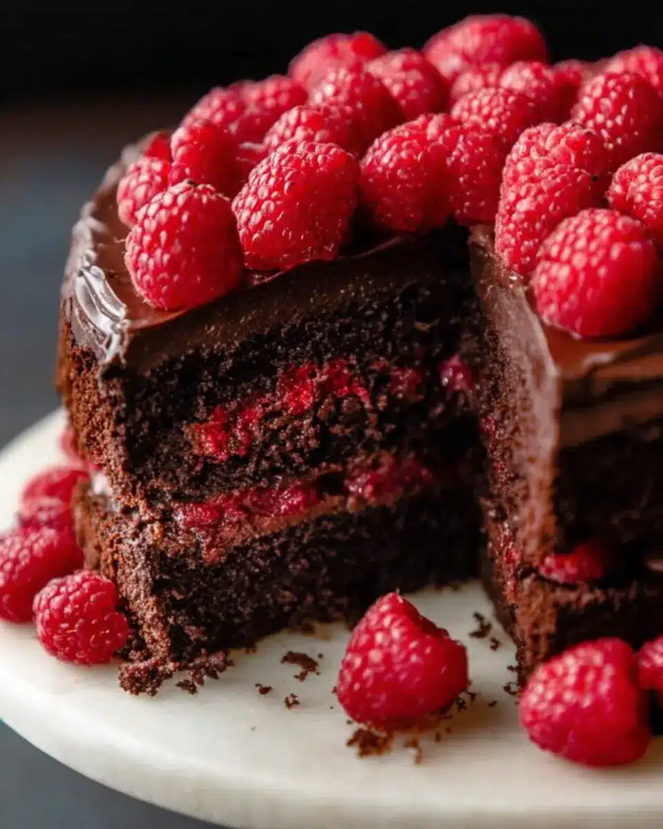 Chocolate Raspberry Cake