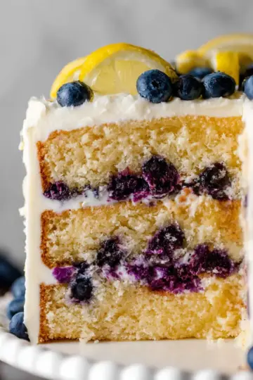 Lemon Blueberry Layer Cake