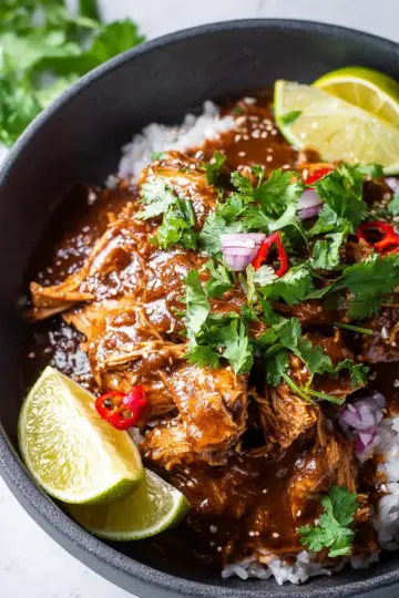 Slow Cooker Chicken Mole