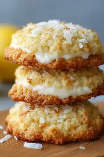 Lemon Coconut Cheesecake Cookies Recipe