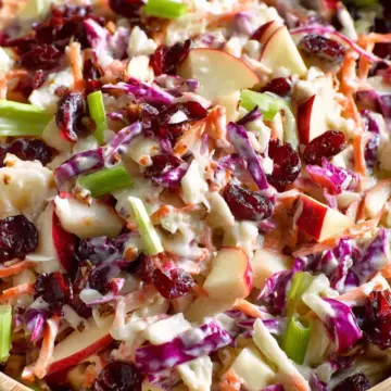 Apple Cranberry Coleslaw