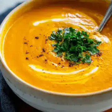 Creamy Roasted Carrot Soup