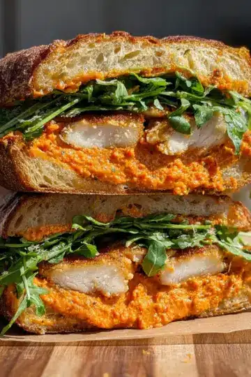 Crunchy Chicken Romesco Sandwich
