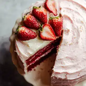 Homemade Strawberry Cake