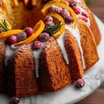 Cranberry Orange Bundt Cake