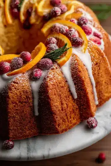 Cranberry Orange Bundt Cake