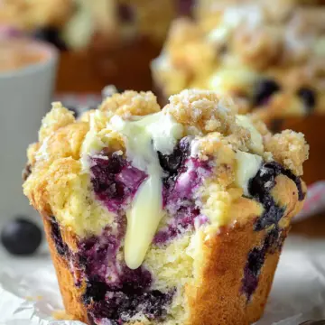 Blueberry Cream Cheese Muffins