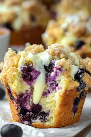 Blueberry Cream Cheese Muffins