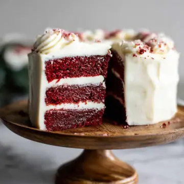 Red Velvet Cake with Cream Cheese Frosting