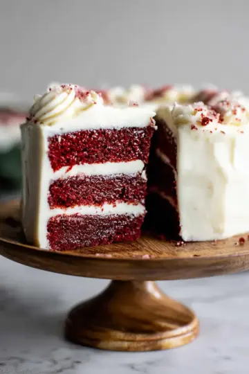Red Velvet Cake with Cream Cheese Frosting