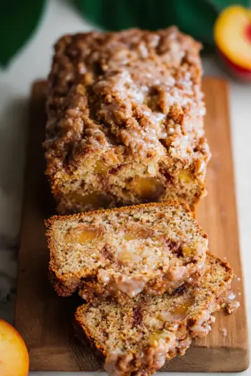 Cinnamon Peach Bread