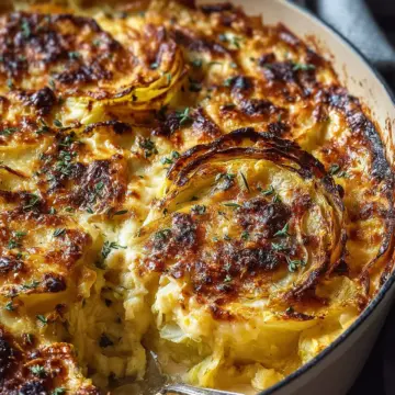 Cheesy Cabbage Gratin Recipe